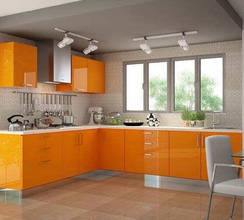 Straight Modular Kitchen